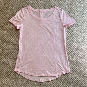 TALBOTS - Button Back Crewneck Tee -- NEW with Tag